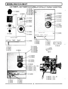 02 - Timer Accumulators & Ticket Control parts for Maytag Dryer DG31CA from AppliancePartsPros.com