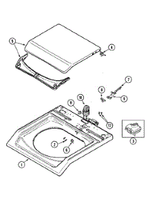 02 - Top parts for Maytag Washer XAV13PRBWW from AppliancePartsPros.com