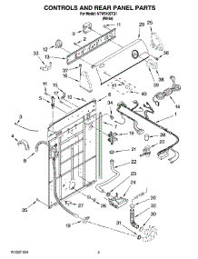 02 - Controls And Rear Panel Parts parts for Maytag Washer NTW5100TQ1 from AppliancePartsPros.com