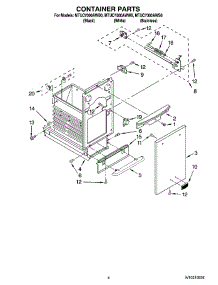 04 - Container Parts parts for Maytag Compactor MTUC7000AWB0 from AppliancePartsPros.com