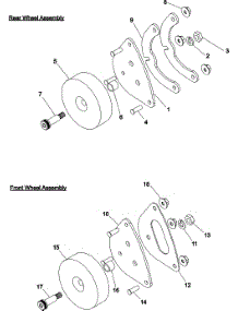 07 - Roller Wheel Assembly parts for Maytag Dryer MDG77PNAWW from AppliancePartsPros.com