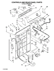 02 - Controls And Rear Panel Parts parts for Maytag Washer NTW4500VQ0 from AppliancePartsPros.com