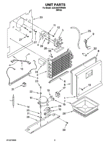 03 - Unit Parts parts for Maytag Freezer AQU2027BRW06 from AppliancePartsPros.com