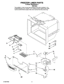 03 - Freezer Liner Parts parts for Maytag Refrigerator AB2225PEKS13 from AppliancePartsPros.com