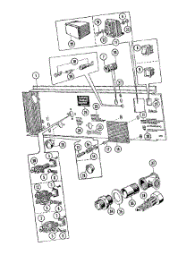 04 - Water Valve & Rear Panel parts for Maytag Washer MFR35MNATS from AppliancePartsPros.com