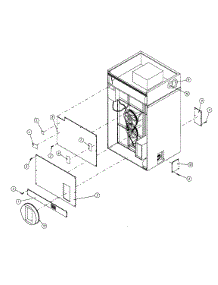 22 - Backguard Assembly parts for Maytag Dryer MDG170P1HW from AppliancePartsPros.com