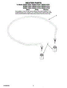 05 - Heater Parts parts for Maytag Dishwasher MDB8851AWW45 from AppliancePartsPros.com
