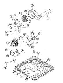 07 - Motor Drive (Dryer) parts for Maytag Dryer MLE19PNAYW from AppliancePartsPros.com