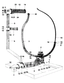 20 - Drain & Hose Assembly (Series 11) parts for Maytag Washer MFR25MCAVS from AppliancePartsPros.com