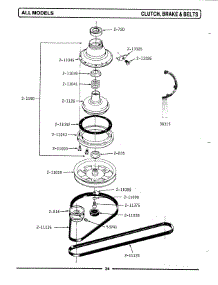 06 - Clutch, Brake & Belts parts for Maytag Washer A23CA from AppliancePartsPros.com