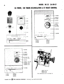 03 - Ca & Cm Timer Accumulator, Ct Ticket parts for Maytag Dryer DG32CT from AppliancePartsPros.com