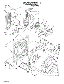 03 - Bulkhead Parts parts for Maytag Dryer MGD5630TQ1 from AppliancePartsPros.com