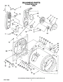 03 - Bulkhead Parts parts for Maytag Dryer MGD5570TQ0 from AppliancePartsPros.com
