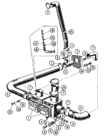 10 - Drain Valve Assembly parts for Maytag Washer MFX95PNAVS from AppliancePartsPros.com