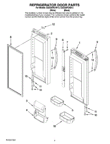 04 - Refrigerator Door Parts parts for Maytag Refrigerator G32526PEKW12 from AppliancePartsPros.com