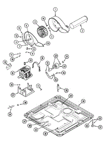 07 - Motor Drive parts for Maytag Dryer MUE15MNAZW from AppliancePartsPros.com