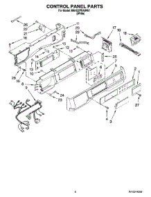 03 - Control Panel Parts parts for Maytag Washer MAH22PRAWW1 from AppliancePartsPros.com