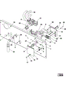 09 - Water Valve & Rear Panel parts for Maytag Washer MFR30PNCTS from AppliancePartsPros.com