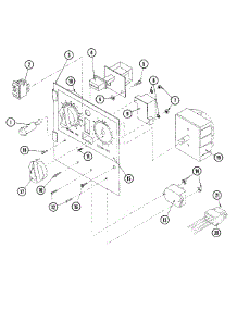 14 - Control Panel Assembly (Mnaw) parts for Maytag Dryer MDG75MNAWW from AppliancePartsPros.com