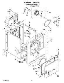 02 - Cabinet Parts parts for Maytag Dryer NED5100TQ1 from AppliancePartsPros.com