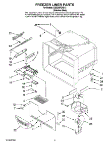 02 - Freezer Liner Parts parts for Maytag Refrigerator G32526PEKS13 from AppliancePartsPros.com
