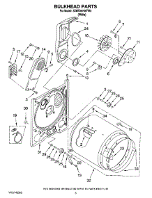 03 - Bulkhead Parts, Optional Parts (Not Included) parts for Maytag Dryer 3ZMED5705TW0 from AppliancePartsPros.com