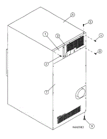 05 - Cabinet parts for Maytag Dryer MDG30MC3AW from AppliancePartsPros.com
