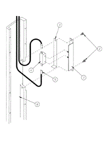 05 - Main Door Switch Assembly parts for Maytag Dryer MDG170P1HW from AppliancePartsPros.com