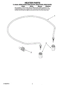 05 - Heater Parts parts for Maytag Dishwasher MDB6759AWW0 from AppliancePartsPros.com
