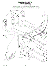 03 - Manifold Parts parts for Maytag Range MGRH865QDS11 from AppliancePartsPros.com