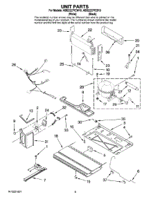 06 - Unit Parts parts for Maytag Refrigerator ABB2227VEW10 from AppliancePartsPros.com