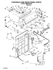 02 - Controls And Rear Panel Parts parts for Maytag Washer 7MMMS0200VW0 from AppliancePartsPros.com