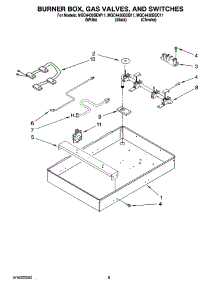 02 - Burner Box, Gas Valves, And Switches, Optional Parts (Not Included) parts for Maytag Cooktop MGC4430BDB11 from AppliancePartsPros.com