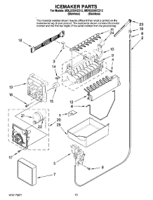 08 - Icemaker Parts, Optional Parts parts for Maytag Refrigerator MBR2256KES12 from AppliancePartsPros.com