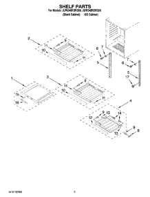 02 - Shelf Parts parts for Maytag Wine Cooler JUW248RBRB00 from AppliancePartsPros.com