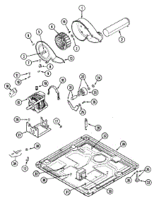 07 - Motor Drive parts for Maytag Dryer MLG15PDCXW from AppliancePartsPros.com