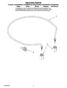 05 - Heater Parts parts for Maytag Dishwasher ADB1500AWS46 from AppliancePartsPros.com