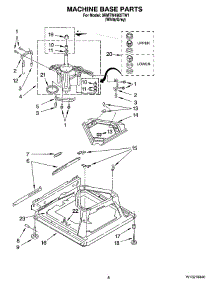 05 - Machine Base Parts parts for Maytag Washer 3RMTW4905TW1 from AppliancePartsPros.com