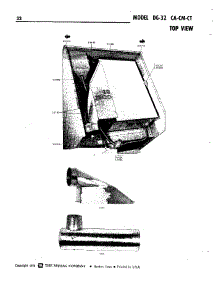 10 - Top View parts for Maytag Dryer DG32CT from AppliancePartsPros.com