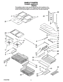 06 - Shelf Parts parts for Maytag Refrigerator G32026PEKS13 from AppliancePartsPros.com