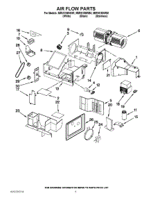 04 - Air Flow Parts parts for Maytag Microwave MMV6180WS0 from AppliancePartsPros.com