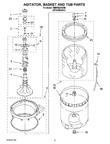 03 - Agitator, Basket And Tub Parts parts for Maytag Washer 7MMPS0070VM1 from AppliancePartsPros.com