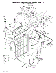 02 - Controls And Rear Panel Parts parts for Maytag Washer 4KMTW5955TW0 from AppliancePartsPros.com