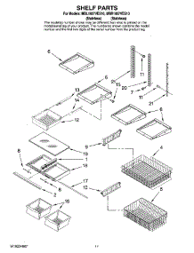 07 - Shelf Parts, Optional Parts parts for Maytag Refrigerator MBL1957VES10 from AppliancePartsPros.com