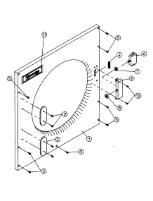 05 - Upper Front Panel Assembly parts for Maytag Dryer DGS30PC1 from AppliancePartsPros.com