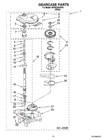 08 - Gearcase Parts, Optional Parts (Not Included) parts for Maytag Washer MVWC400VW0 from AppliancePartsPros.com