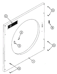 03 - Upper Front Panel Assembly parts for Maytag Dryer MLG32PDBWW from AppliancePartsPros.com