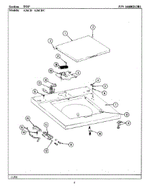 02 - Top parts for Maytag Washer LA26CD from AppliancePartsPros.com