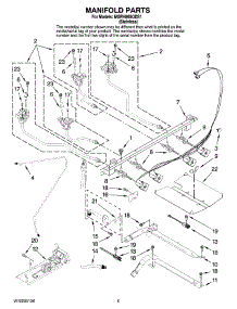 04 - Manifold Parts parts for Maytag Range MGRH865QDS1 from AppliancePartsPros.com