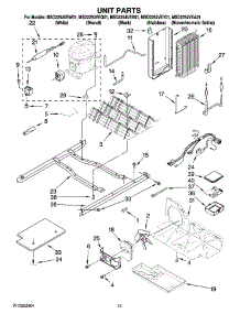 09 - Unit Parts parts for Maytag Refrigerator MSD2254VEY01 from AppliancePartsPros.com